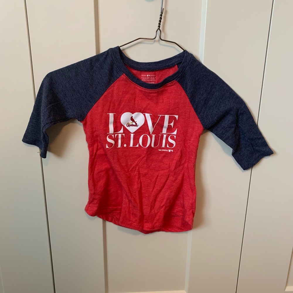 Girls 4T St. Louis Cardinals 3/4 sleeve shirt
